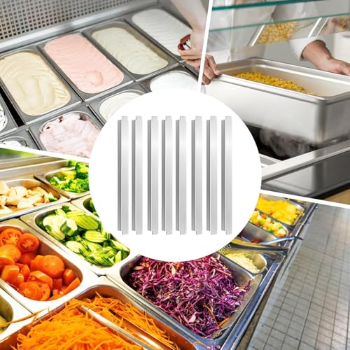 Varillas divisoras de alimentos para buffet de hotel y servicio de catering en cocinas de 12" 8uds 5