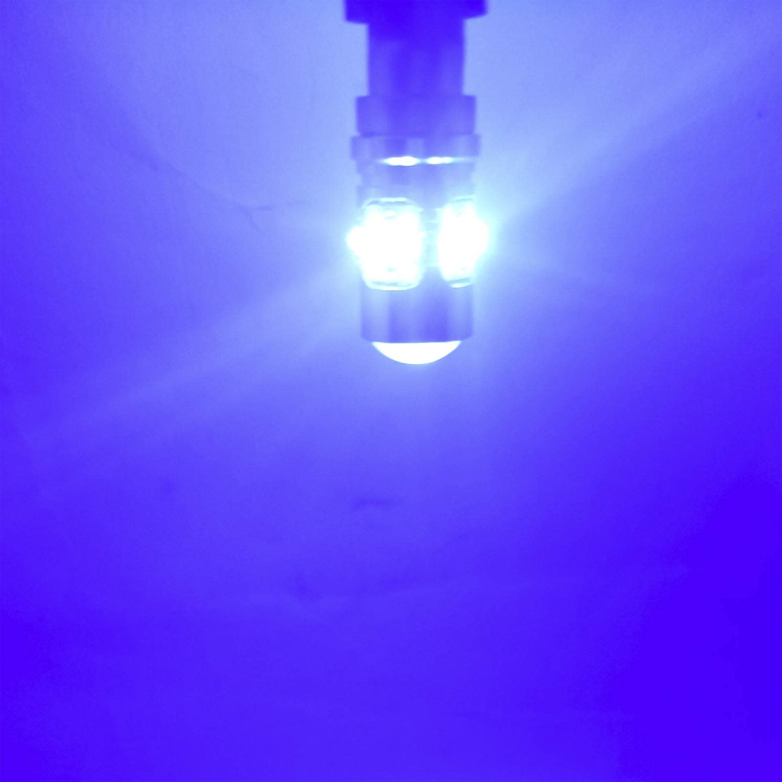 Wiseshine 921 LED Bulb,912 LED Bulb Blue,T15 LED Bulb Dome Light,Car Camper Truck RV W16W T10 194 168 W5W LED Bulb DC 12V-24V for Interior Panel Dashboard Door Cargo Lights Error Free (Pack 4)