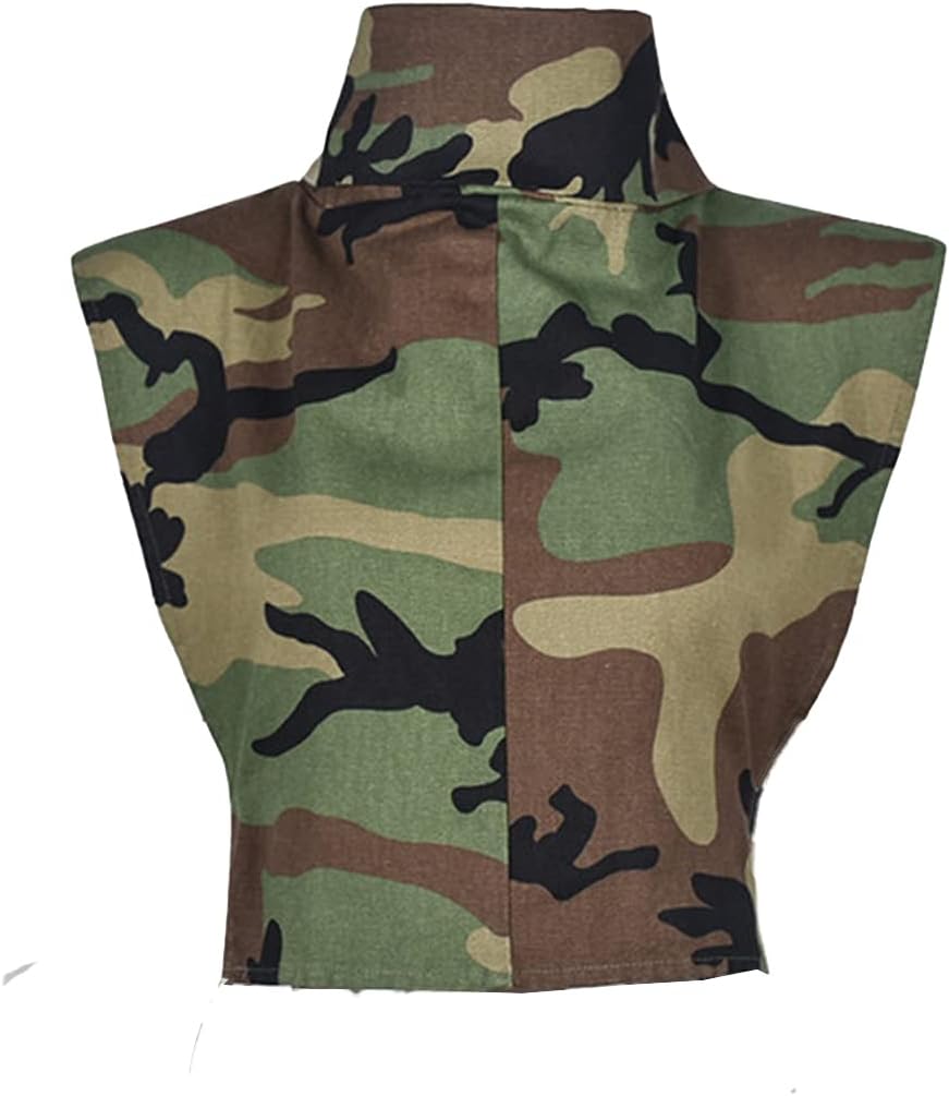 PAODIKUAI Women's Sleeveless Denim Crop Top Vest Y2K Sexy Summer Jean Vest Shirt Tank Tops Waistcoat Jacket - Image 7