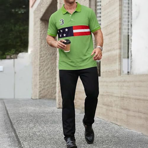 Image of Men's Polyster Stretchable Polo T-Shirts Half Sleeves Regular Fit T-Shirt for Everyday Wear
