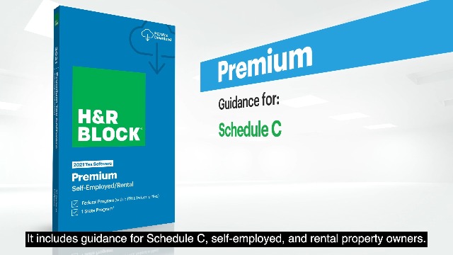 Image of H&R Block Tax Software Premium & Business 2021 Windows [PC Download] [Old Version]