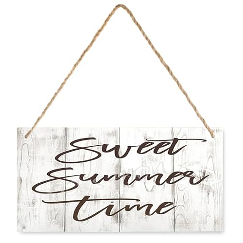 Decor For Home Sweet Summer Time Wood Sign Rustic Wooden