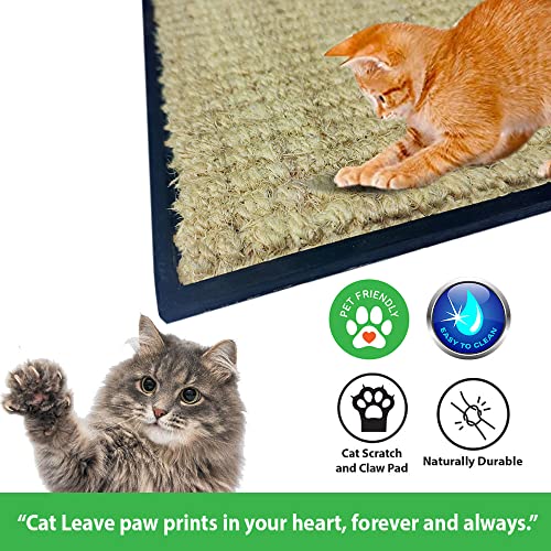 Mats-Avenue-Cat-Scratch-Mat-Claw-Pad-and-Sleeping-Mat-Hand-Made-Natural-Coir-and-Rubber-Brown-Color-45x45-CM-Set-of-1-with-5-Grams-Catnip-Dried-Leaves