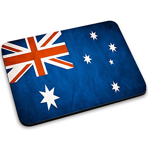 Drapeaux Australie 1, Pays, Tapis de Souris Mouse Pad Mat Antidérapant. Parfait pour les Jeux, Travail et Accueil.