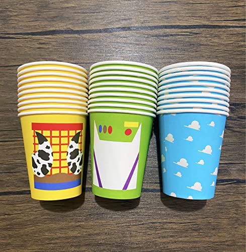 Metixoze 30Pcs 90Z Cartoon Story Birthday Party Paper Cups Cartoon Story Birthday Party Supplies Birthday Decorations thumb #3