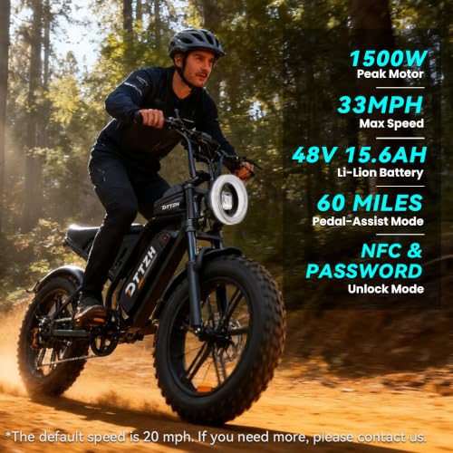 1500W Adult Electric Fat Tire Ebike