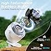 Imagen de Marchpower Mini Ventilador de Mesa 100 Velocidades USB Ventilador Silencioso Portatil LED Pantalla 3 en 1 Potente Pinza Rotación de 360°con Clip Recargable para Oficina Sport Hogar Camping