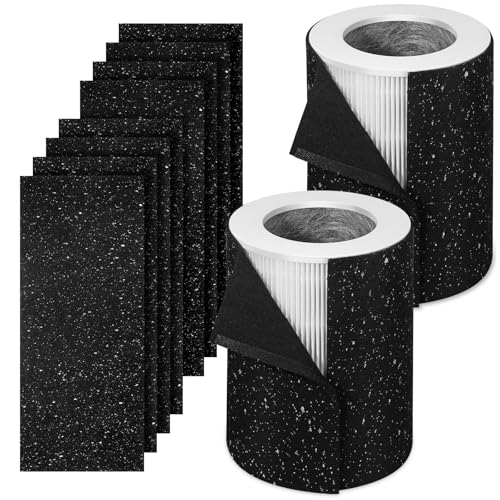 2+8 HP670 Replacement Filter-Compatible with Hunter HP670 Large Tower True Air Cleaner Purifier, PartH-HP670-VP Filter,2*HP670 True HEPA Filter Replacement + 8*Activated Carbon Pre-Filter (2+8 Set)