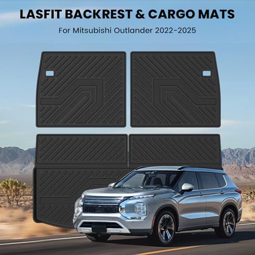 Image of LASFIT Cargo Mat & Backrest Mats for 2022-2025 Mitsubishi Outlander