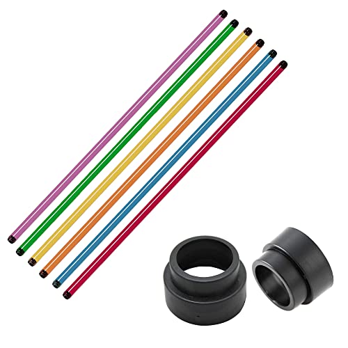 Kastlite T8 Fluorescent 46-3/8" Safety Sleeves | Select Your Colors | Fits T8 Lamps Only | 1 1/4" Diameter | 6 Pack #TOP7