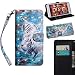 Produktbild ShinyCase PU Leder Handyhülle für Nokia 3.4/Nokia5.4 Magnetholster Anti-Kratz Etui Luxus Bling 3D Bunt Brieftasche Klapphülle Flip Ledertasche Tiger Muster Handytasche für Nokia 3.4/Nokia5.4