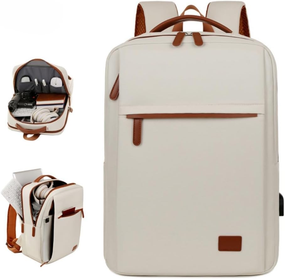 [Ambety] リュック ビジネスビジネスバッグ 防水 大容量 軽量 男女兼用 バッグ pc USB充電ポート ファッション耐衝撃