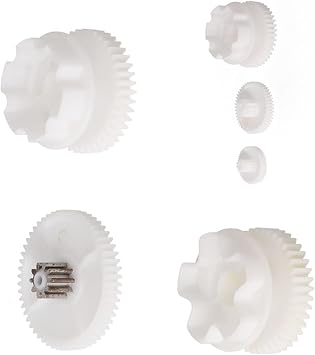 390 Motor Gear Assembly For Electric Buggy, Plastic Gear Set For 550 And 390 Motor, For Kids Ride On Electric Car Toy Replacement Parts550 B small gear