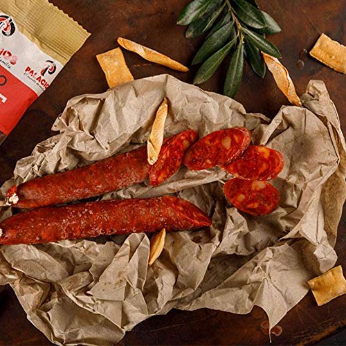 Miniatura 7 de Chorizo Palacios Dulce Extra -Peso Aproximado 300 Gramos Unidad - Chorizo Riojano - Sin Gluten Sin Lactosa Lote 2 Chorizos Dulces