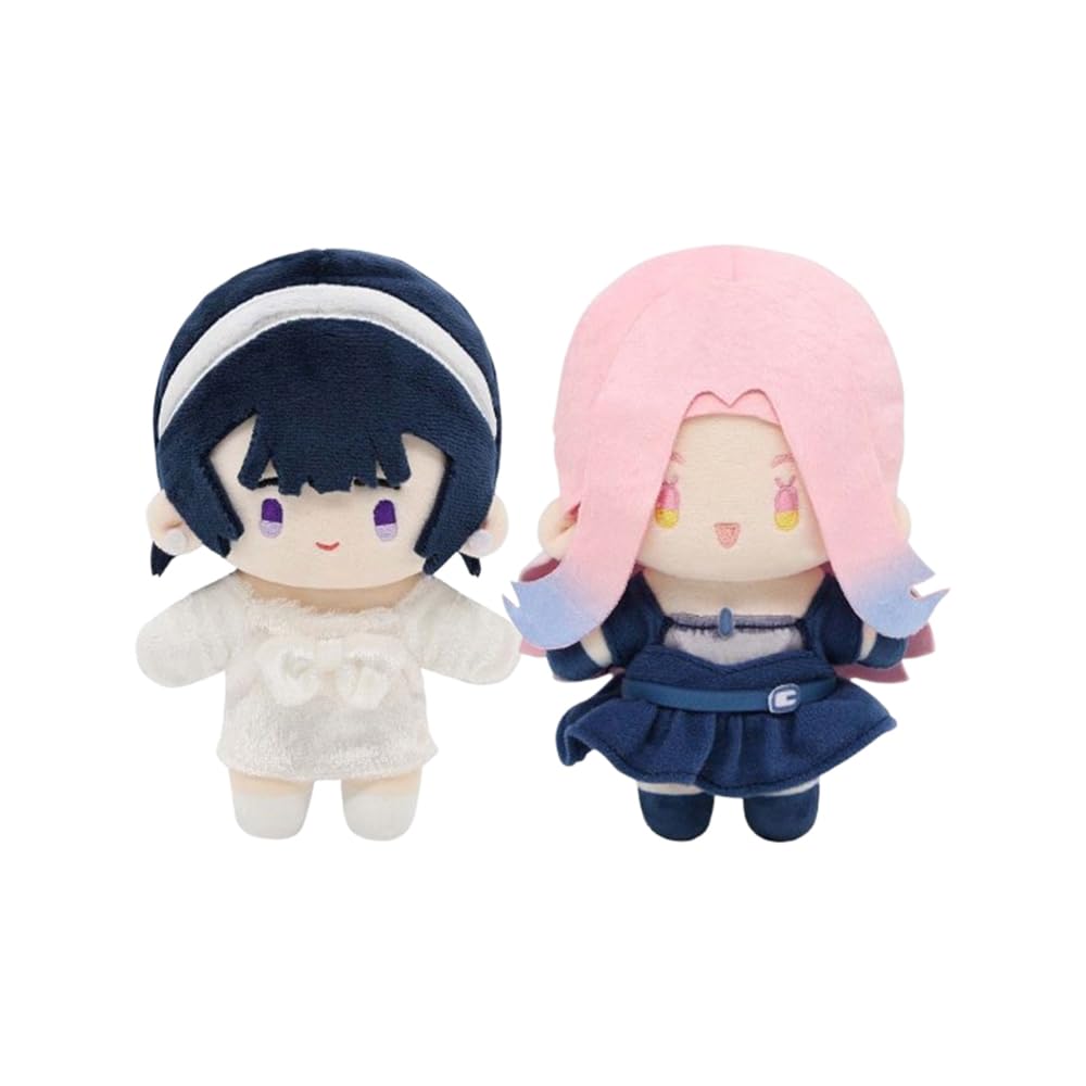 Zhongkaihua Anime Plüschfigur Mizi und Sua, 15 cm, weiche PP-Baumwolle, gefülltes Kissen, Überwurf, Sammlerstücke, Zuhause, Sofa, Schlafzimmer, Dekoration, Geschenke