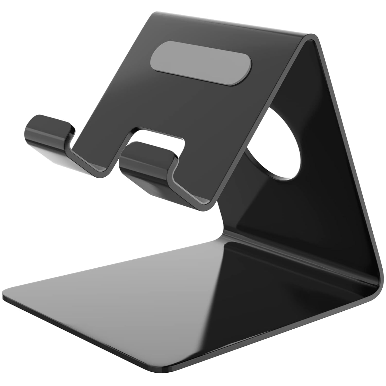 Lakhaji Universal Mobile Holder Stand with Metal Body, Anti Skid Design, Light Weight for All Smartphones, Tablets, Kindle, iPad(Black)-image-41