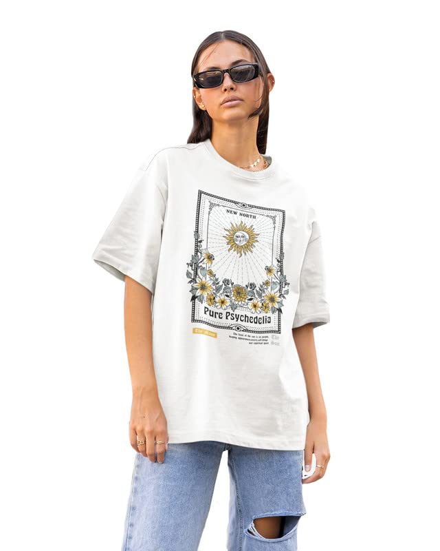 New North Pychedelia Oversized fit T-Shirt for Women New North Pychedelia Oversized fit T-Shirt for Women