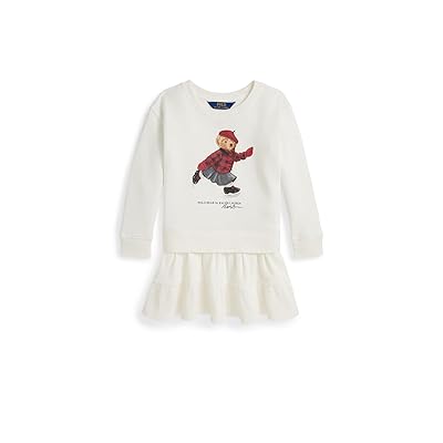 Polo Ralph Lauren Kids Polo Bear Fleece Dress (Toddler/Little Kid) Girl