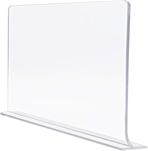 Miniatura 8 de Sorbus Organizador de estantes adhesivos acrílicos con cinta autoadhesiva, ideal para organización de armario, ropa, ropa de cama, separadores de