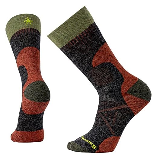 Smartwool PhD Outdoor Light Crew Socks - Men’s Hunt Large Wool Performance Sock
