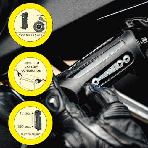 Scottoiler xSystem 3.0+ Elektronischer Kettenöler mit Bluetooth-App-Steuerung inkl. All Climate Biologisch abbaubares Scottoil Grün