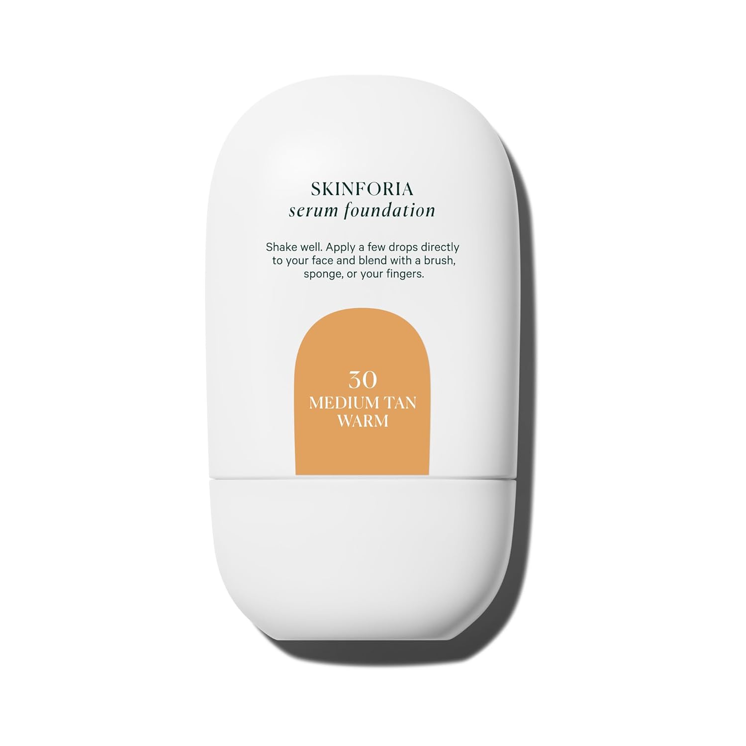 Well People Skinforia Serum Foundation, Lightweight Tinted Formula Hydrates, Smooths, and Evens Skin Tone with Birch Sap and Mushroom Complex, Long-Lasting, Natural Finish, 30 Medium Tan Warm