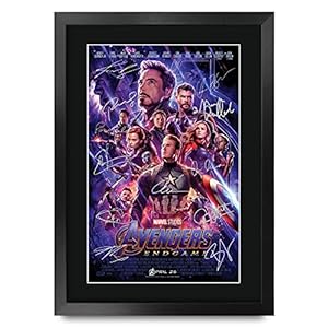 HWC Trading A3 FR Avengers Movie Poster Van Endgame Cast Getekend Printed Handtekeningen Gifts Marvel Captain America…