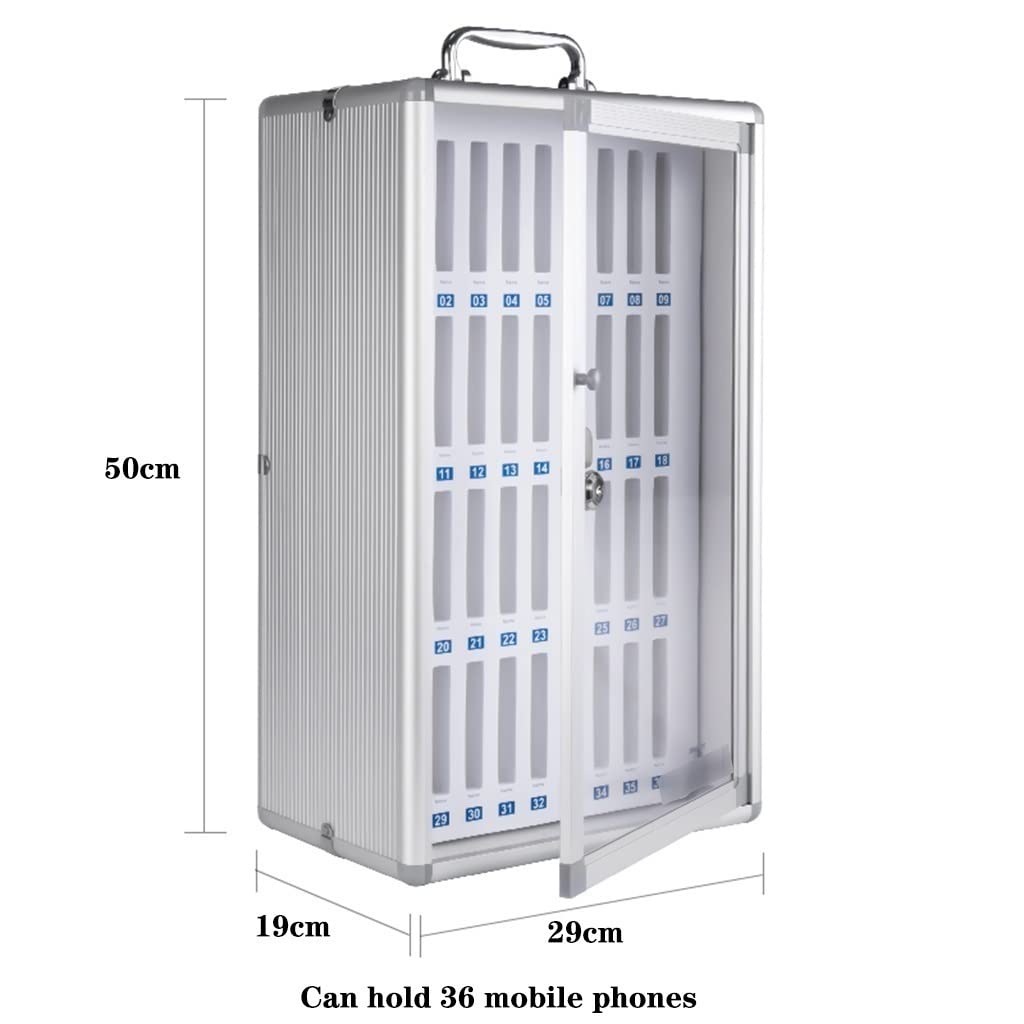 Caja De Seguridad Telefónica De Pared Cajas De Teléfono con Cerradura Cajas De Almacenamiento De Teléfonos Móviles para El Personal Caja De Gestión De Teléfonos Portátiles