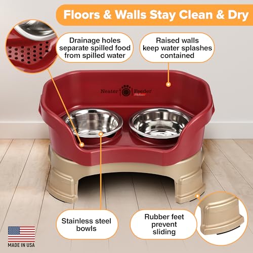 image for Neater Pet Brands Neater Feeder Deluxe Mess Proof Cat Bowls Elevated f