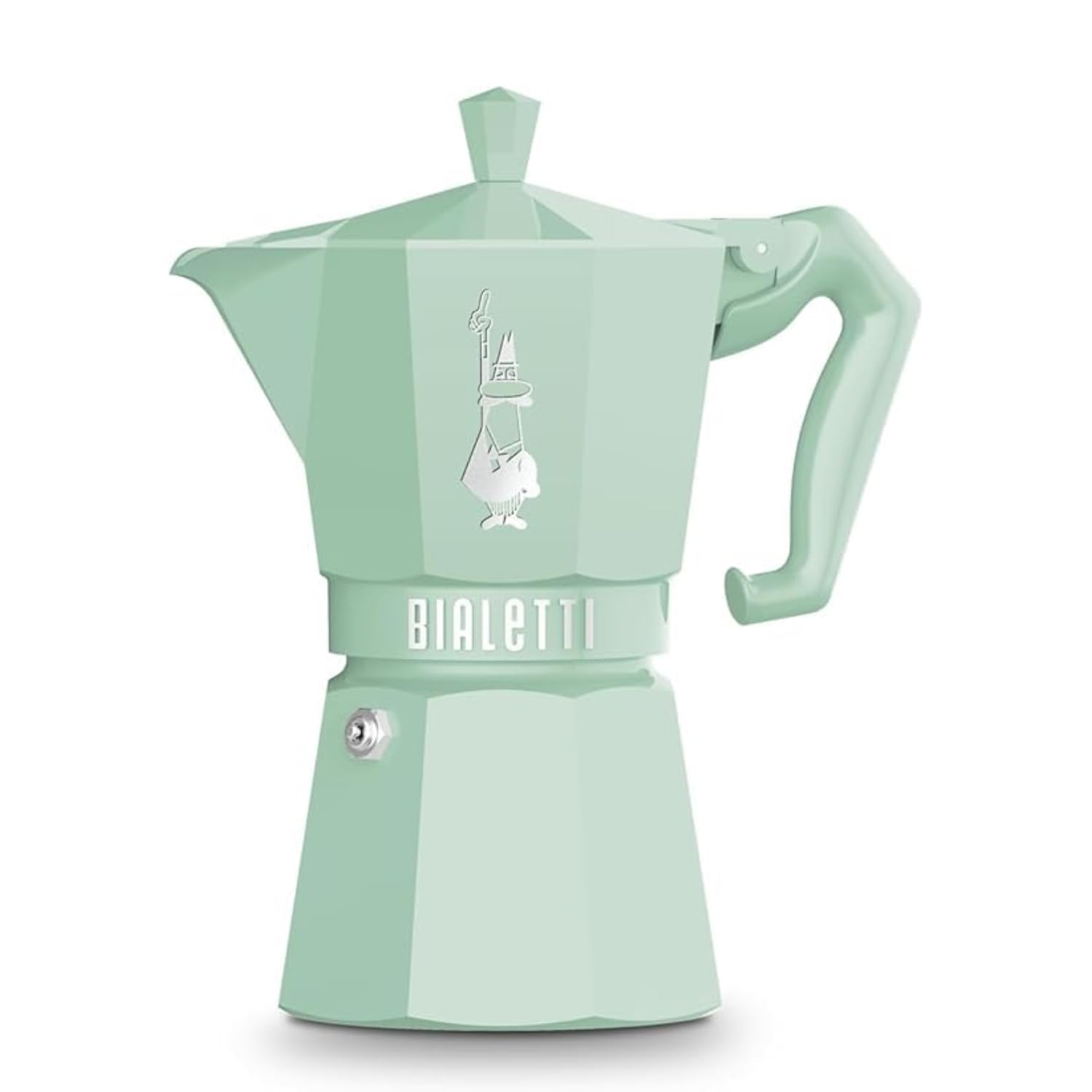 Bialetti CAFETERA Italiana 0009058 Moka Exclusive Verde 6T VITRO