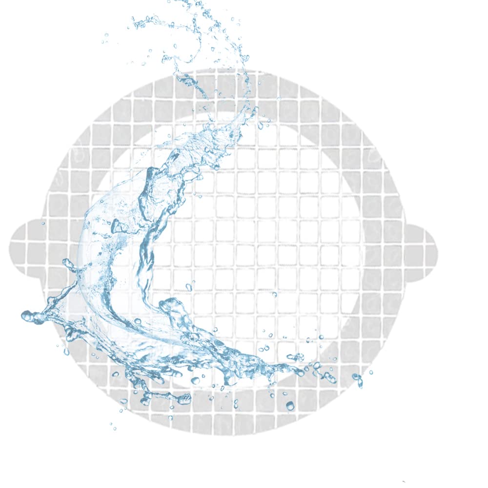 AIYUENCICI Disposable Shower Drain Hair Catcher, 30PCS Hair Catchers Mesh Stickers Hair Stopper Strainer Filter, Drain Cover for Shower, Bathtub, Sink, Bathroom, Kitchen, Sewer (50PCS)