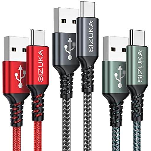 Cable USB C [3Pack 2M] Carga Rapida 3.1A Cargador Tipo C Nylon Carga Rápida y Sincronización Cable USB C para Samsung Galaxy S22 S21 S20 S10 S9 S8 A71 A51 Note 20 10, Xiaomi Google | Ya disponible en tu tienda friki favorita! En mundofriki.es!