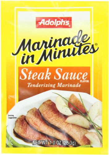 Adolph Steak Sauce Tenderizing Marinade, 1-Ounce (Pack of 8)