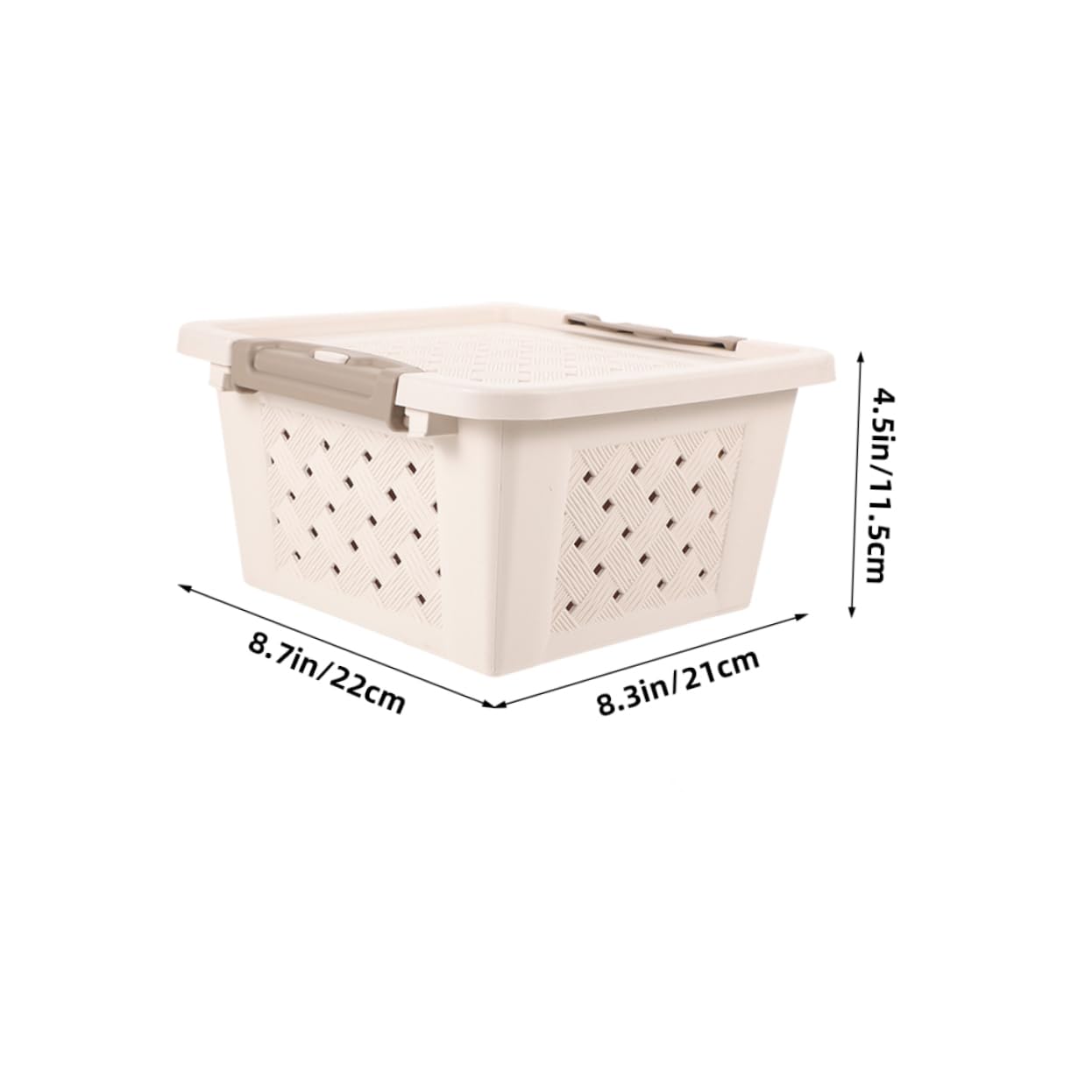 Mikikit 2pcs Box Handheld Hamster Carrier Box Portable Cage for Small Animals for Outdoor Travel Hiking Shopping and Subway Use Sturdy and Practical Design