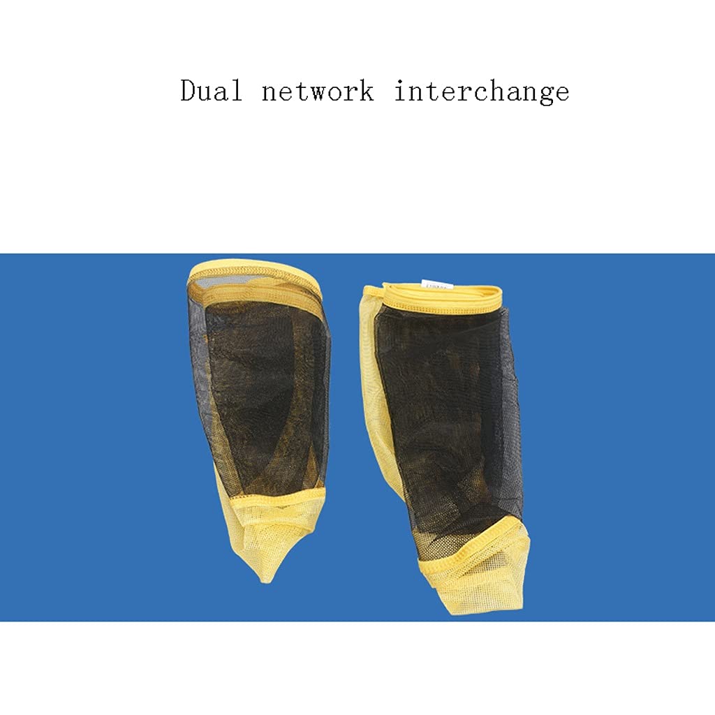 Rete da pesca Pesca Landing Net 35X35X26CM Telescopico Rete da Pesca per Carpa Trota Pesca In Lega di Alluminio Dip Net Net Net Fish Net (Colore: Blu, Dimensioni: 35X35X26cm)