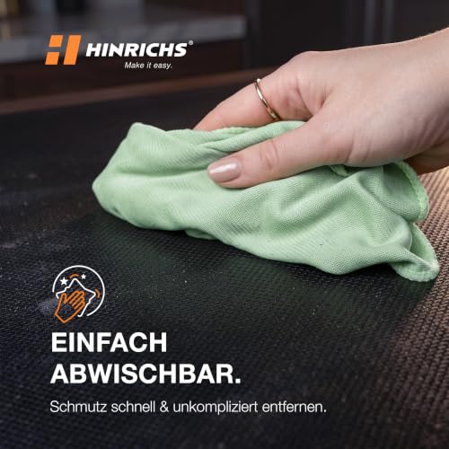 Foto von Hinrichs Antirutschmatte Auto 120 x 100 cm - Kofferraummatte zuschneidbar & wasserdicht - Anti Rutsch Matte, Schmutzfangmatte & Schubladenmatte - Gummimatte Kofferraum - Unterlage für Hundebox