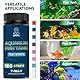 7 in1 Aquarium Teststreifen,100 Stück, Aquarium-Test-Set für Fischteich,Süßwasser,Gesamtalkalität,Gesamthärte, Karbonat,Nitrat, Nitrit, Cl2, pH