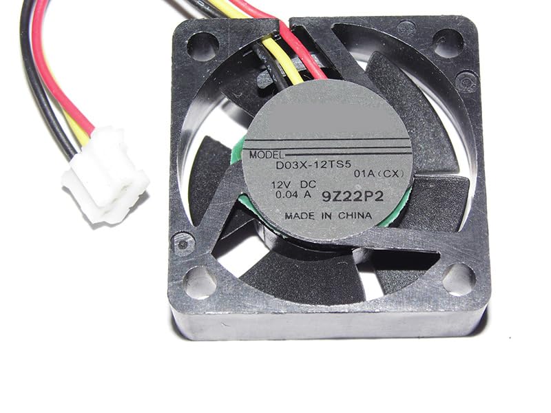 Ventilateur 3510 D03X-12TS5 12V 0.04A à 3 fils pour refroidissement de boîtier