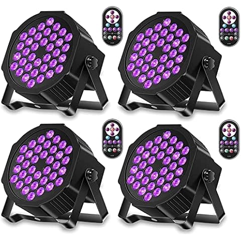 U`King 72W 36LED UV Blacklight with Glow in The Dark Party Supplies Cover
