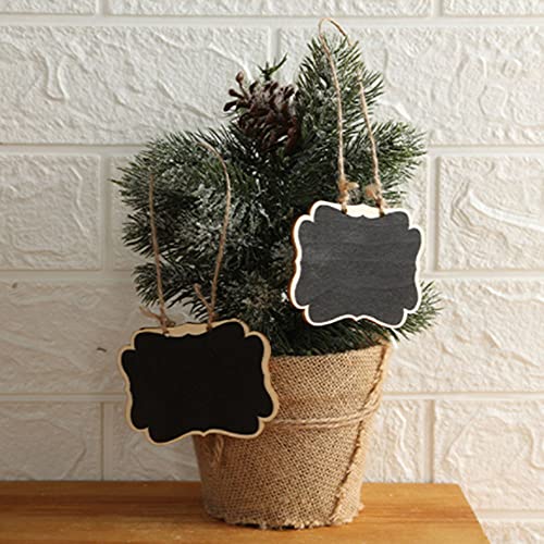 Tenglang Mini lavagna da appendere in legno, 12