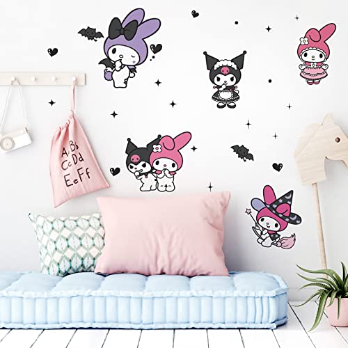 Girls Room Wall Decor Cartoon Wall Decals Removable Vinyl Cute Anime Wall Stickers For Melody Wall Art Nursery Baby Girls Bedroom Wall Decor #TOP26
