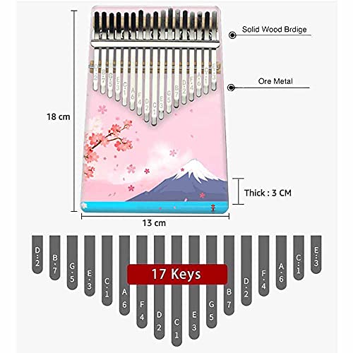 Hearda Kalimba 17 clés Instrument de Musique, Portable Pouce Piano Africain Marimba Kalimba Cadeau Kit avec Accordeur… - Les Beatles, Paul McCartney, John Lennon, RIngo Starr, George Harrison Hearda Kalimba 17 clés Instrument de Musique, Portable Pouce Piano Africain Marimba Kalimba Cadeau Kit avec Accordeur… – Image 4
