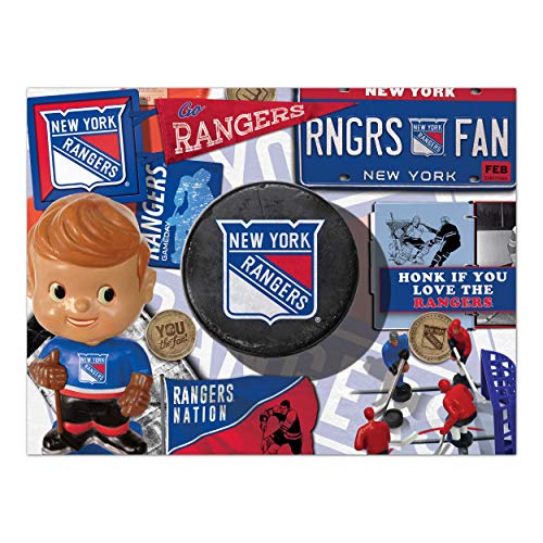 Image of YouTheFan NHL New York Rangers Retro Team Large Puzzle