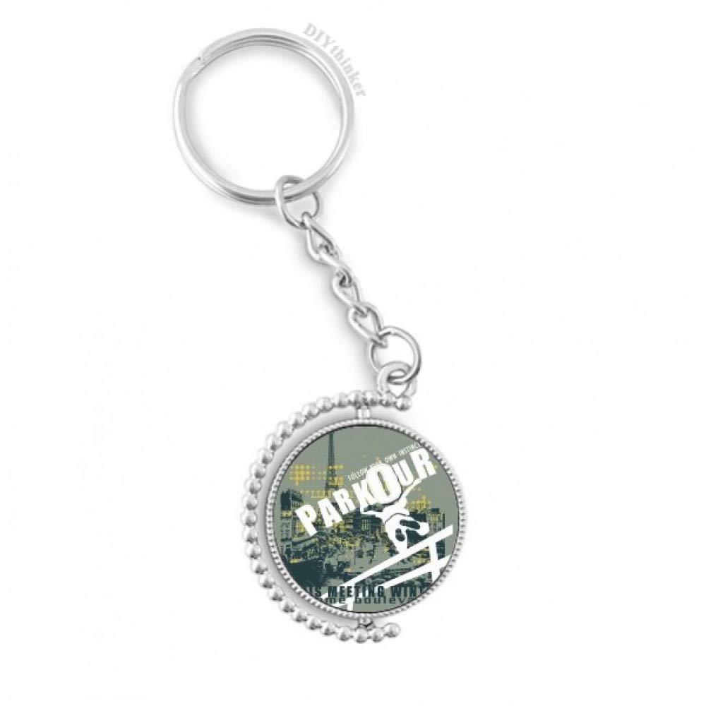 Anillo de cadena giratorio estilo hiphop de París Pilgrim 4