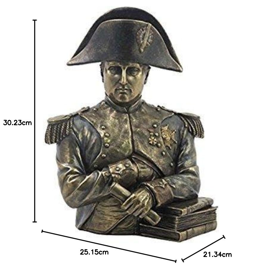 My Pet Elephant 24,8 cm Napoleon Bonaparte kalt gegossen Bronze Büste Figur