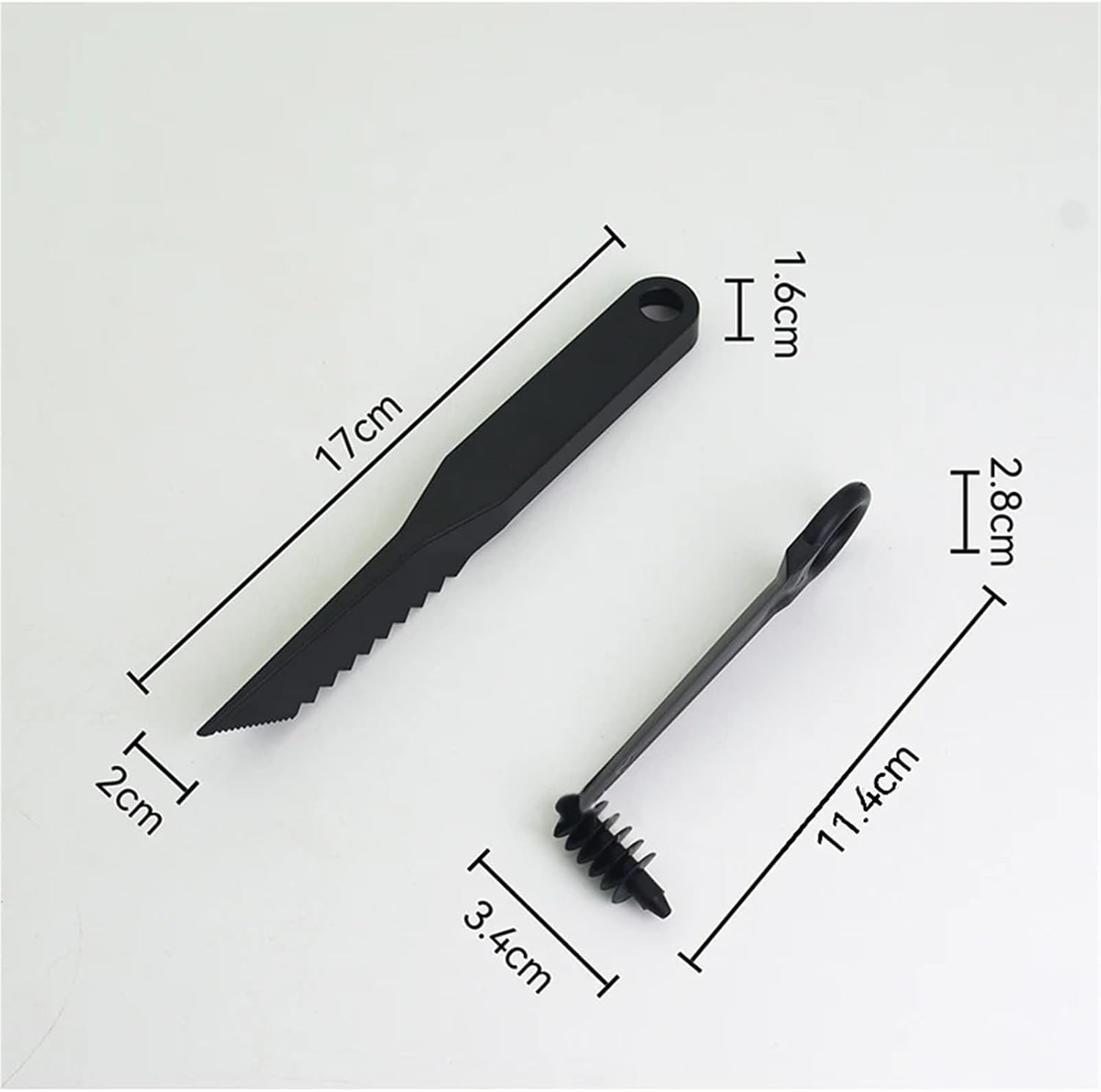 Kitchen Spiral And V-Shaped Tools 2PCS Spiral Cutter Tool for Fruits & Vegetables - Serrated V-Shaped Blade Kitchen Decorating(Suit)