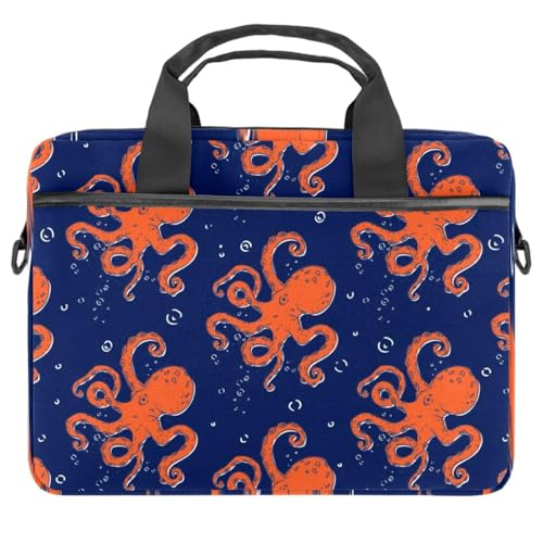Sac ordinateur motif poulpe pour transporter votre PC 13-14.5" au bureau ou en cours