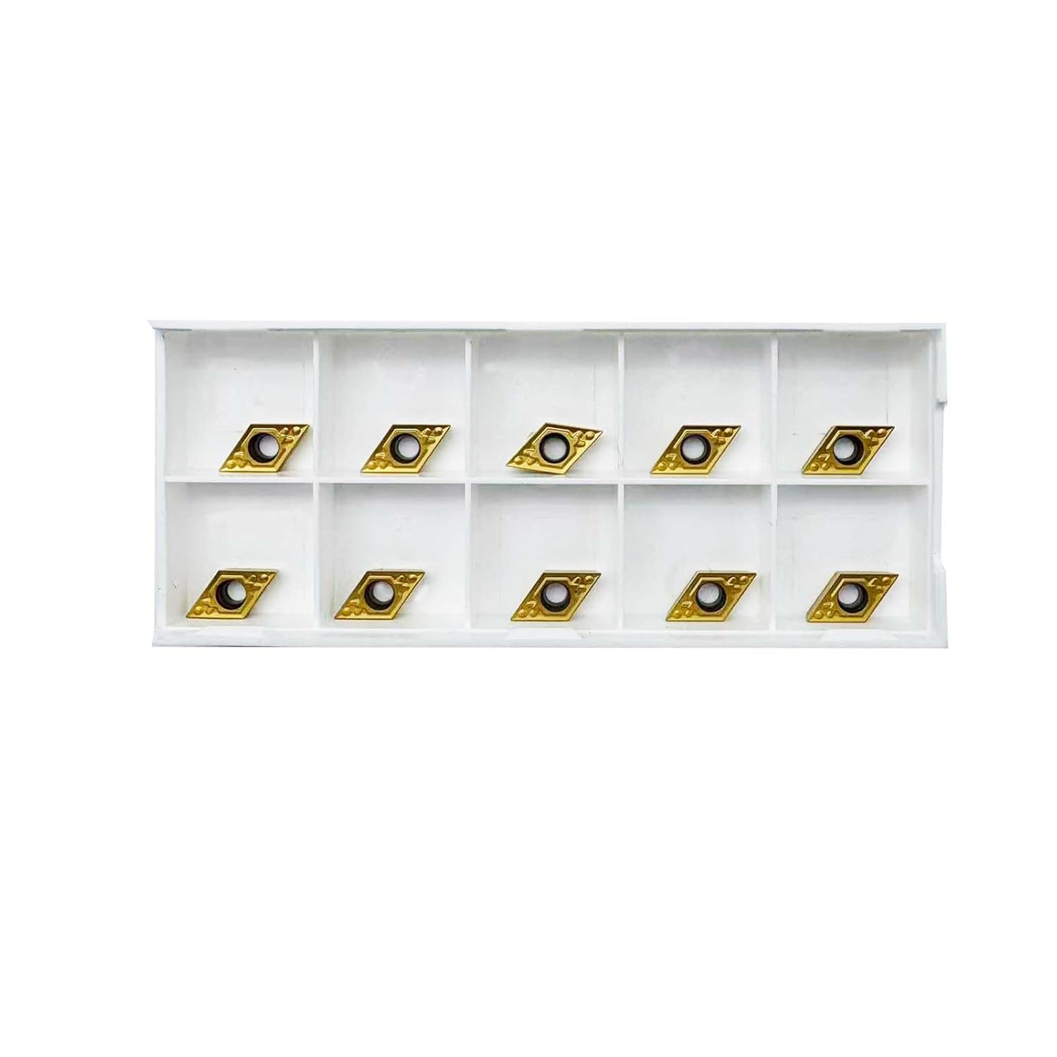 10PCS CCMT09T302 CCMT32.50.5 Indexable CNC Ceramic Cutting Tool Inserts Boring Bar Replacement Inserts (CCMT09T302)
