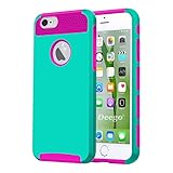 iPhone 6 Case, iPhone 6s Case,Vogue shop Hybrid High Impact Heavy Duty Dual Layer Hard PC Outer Shell with Soft Rubber Inner Armor Defender Case Cover for Apple iPhone 6 6s 4.7 inch Screen