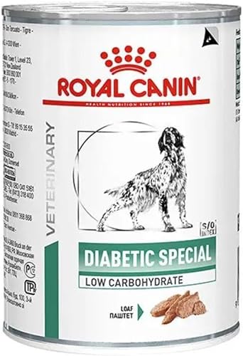 Royal Vet Canine Diabetic SPAL Low Caja 12X410GR, Negro, Mediano, 4920
